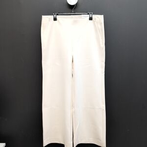 Chico's So Slimming Juliet Wide Leg Full Length Basic Pant US 16R English Cream